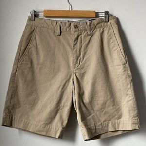 EUC Polo Ralph Lauren Classic Fit 9” - The Polo Chino stretch cotton twill, tan